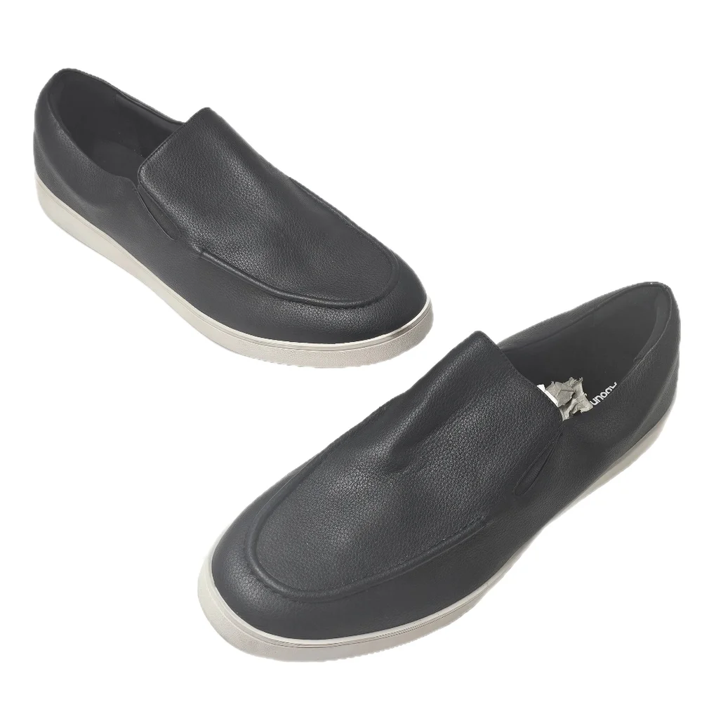 Abound Keaton Slip On Sneakers Black White Sole Cushioned Comfort Size 13